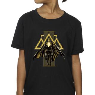 DC COMICS  Tshirt BLACK ADAM RISING GOLDEN SYMBOLS 