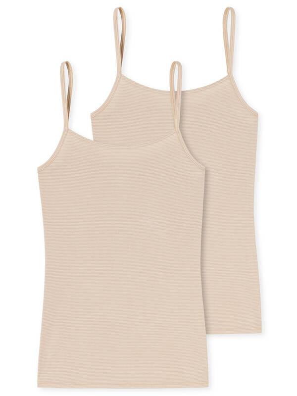 Schiesser Modal Essentials Top Spaghetti Confezione da 2  