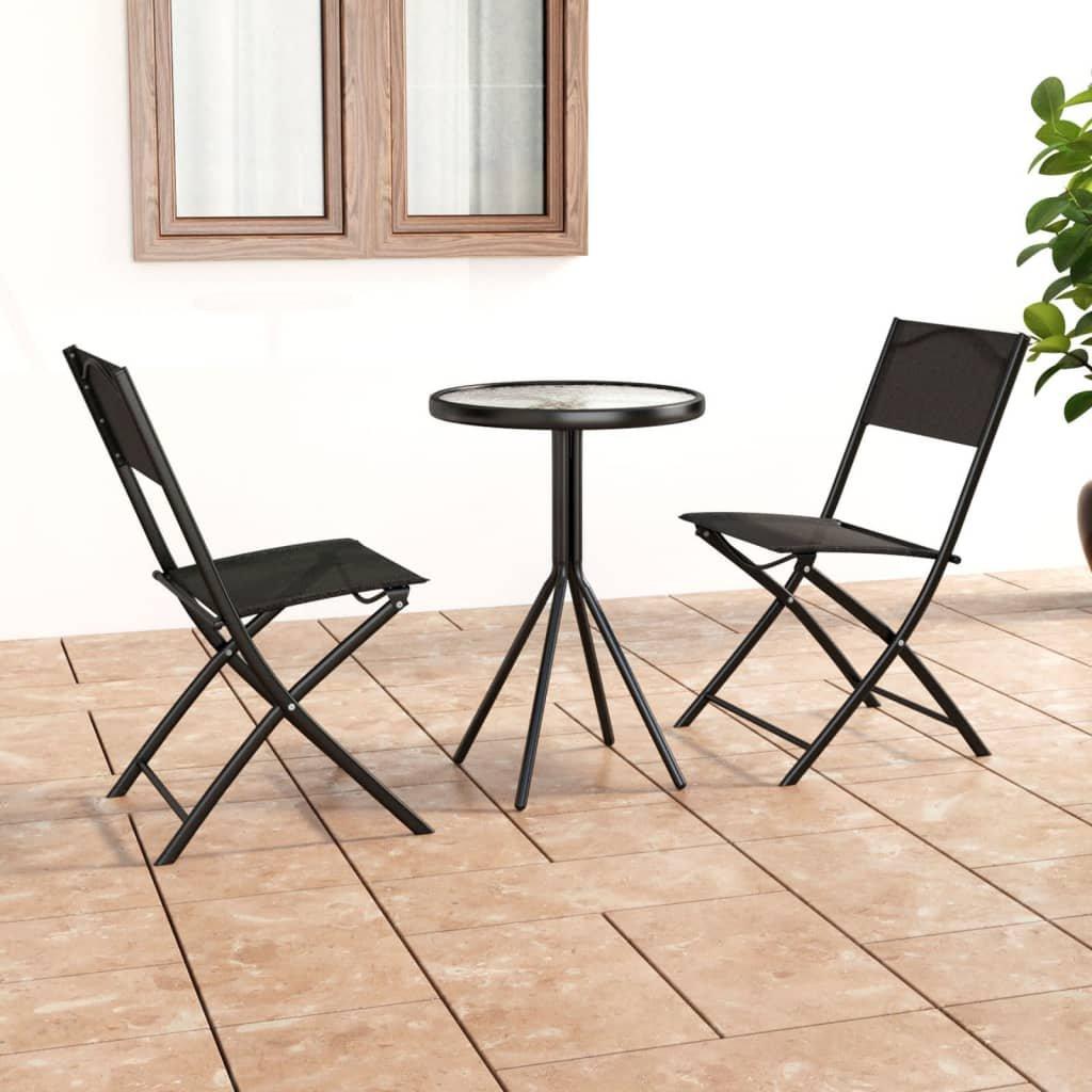 VidaXL Bistro-set stahl  