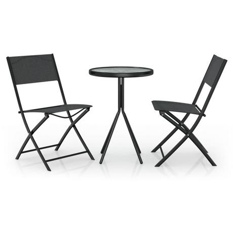 VidaXL Bistro-set stahl  