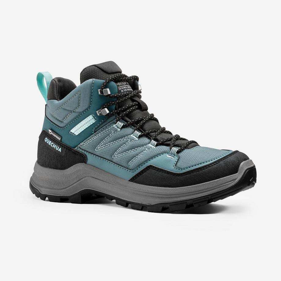 Scarpe sportive donna semi-alte impermeabili trekking