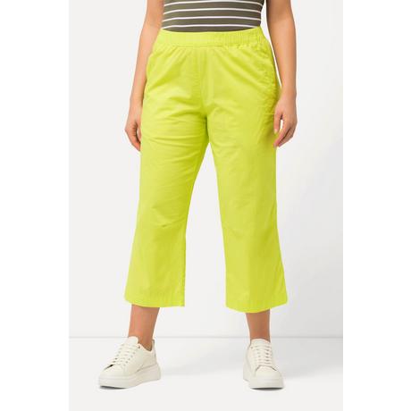 Ulla Popken  Pantalon 7/8 Ruby avec genoux préformés, jambes droites et taille élastique 