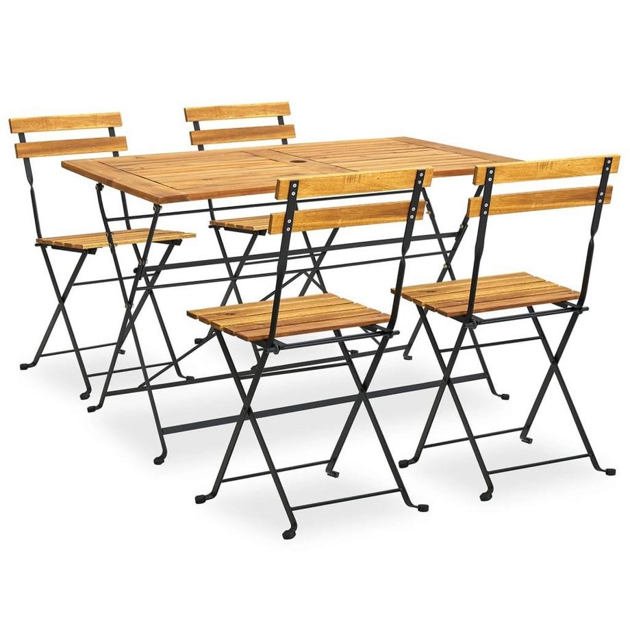 Ensemble de salle à manger d'extérieur bois d'acacia