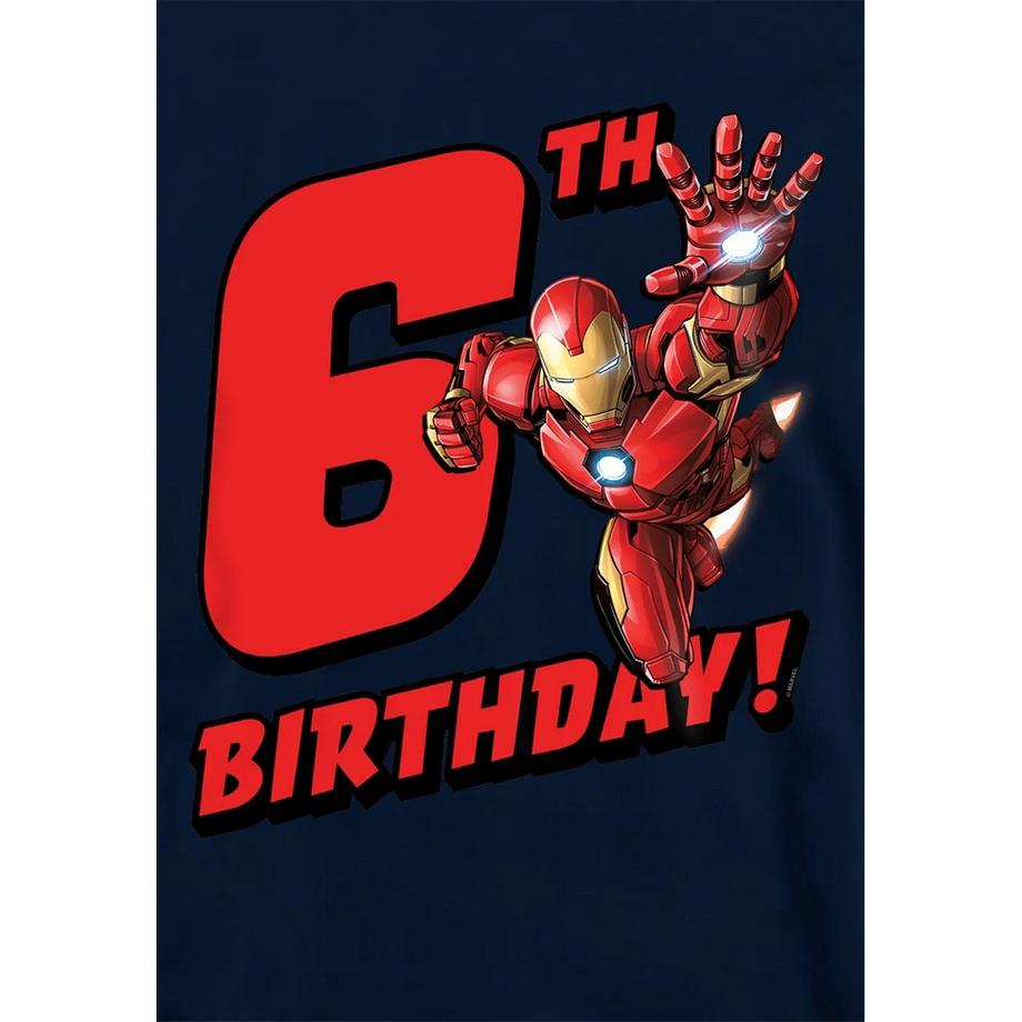 MARVEL  Felpa Con Cappuccio 6° Compleanno Di Ferro 