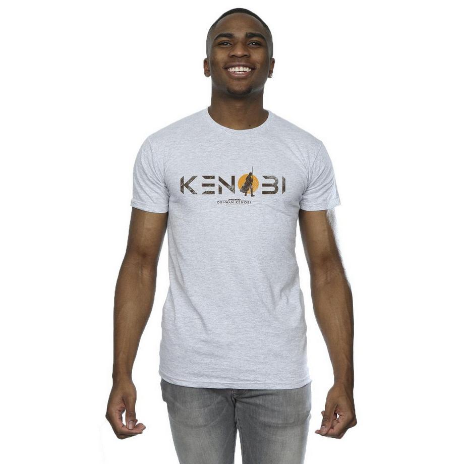 STAR WARS T-Shirt Graphique Obi Wan Kenobi Pose d'Action  