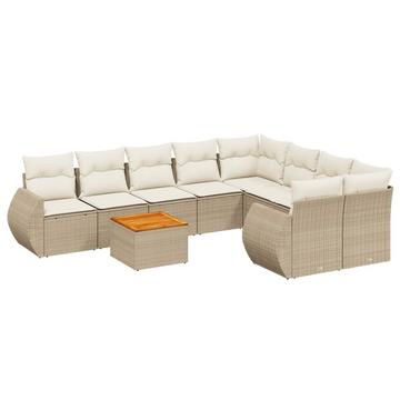 Garten sofagarnitur poly-rattan