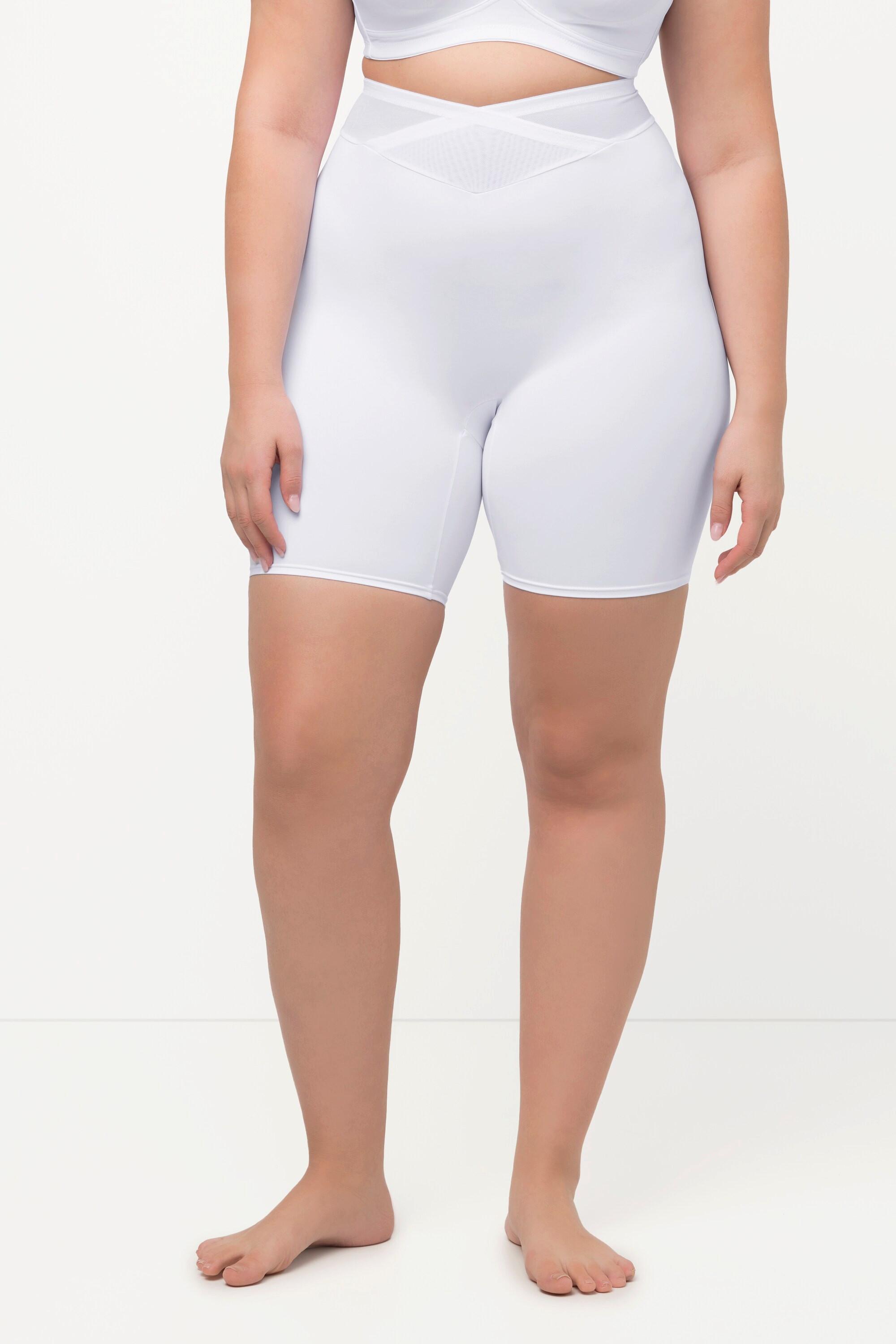 Ulla Popken Shorty Sculptant Large Ceinture Mesh Effet Cache-cœur Taille Haute  