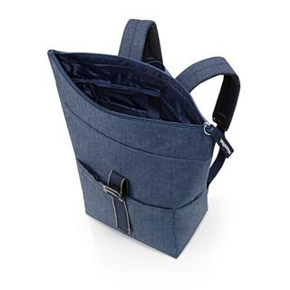 reisenthel  Rolltop Backpack Herringbone Dark Blue 