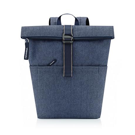 reisenthel  Rolltop Backpack Herringbone Dark Blue 