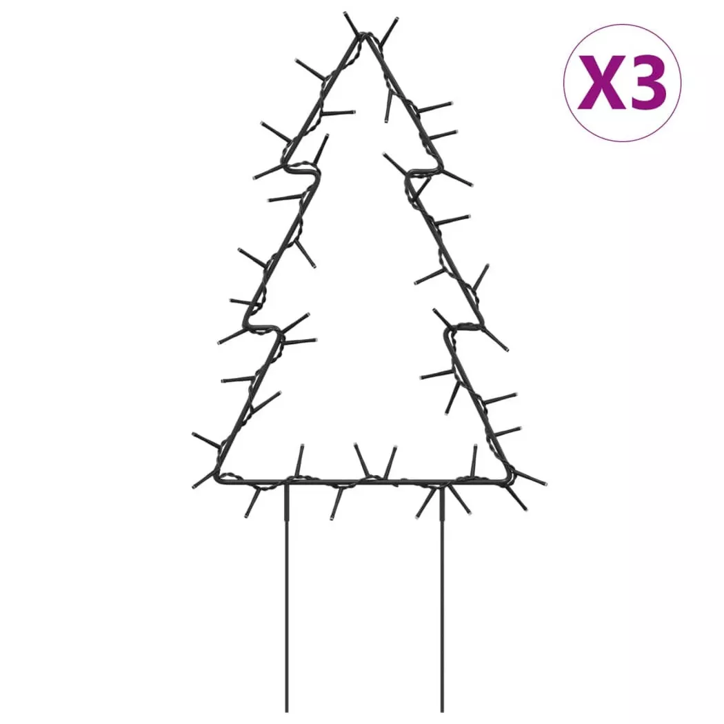 VidaXL - Led weihnachtsbaum, One Size, Schwarz
