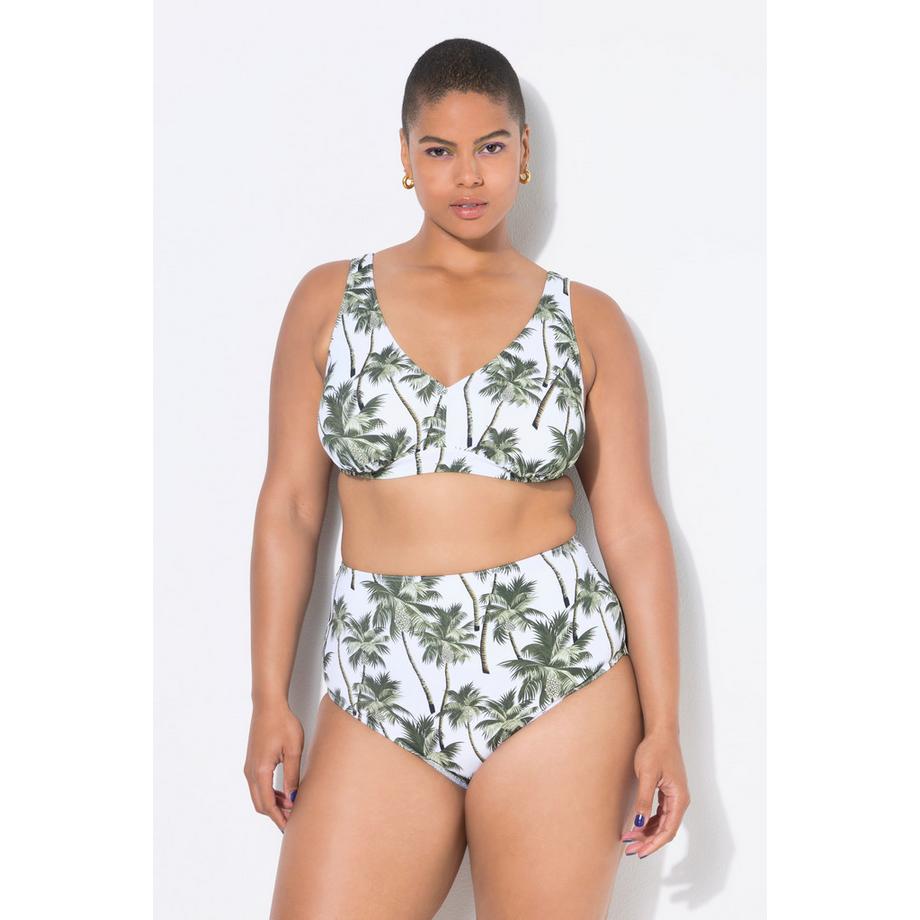 Studio Untold Haut de bikini bonnets souples imprimé palmiers Shaping  