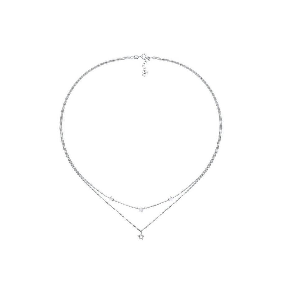 Elli  Halskette Layer Stern Astro Kristalle 