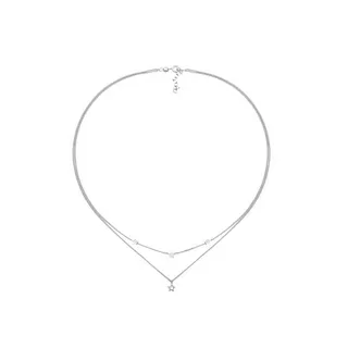 Elli  Halskette Layer Stern Astro Kristalle 