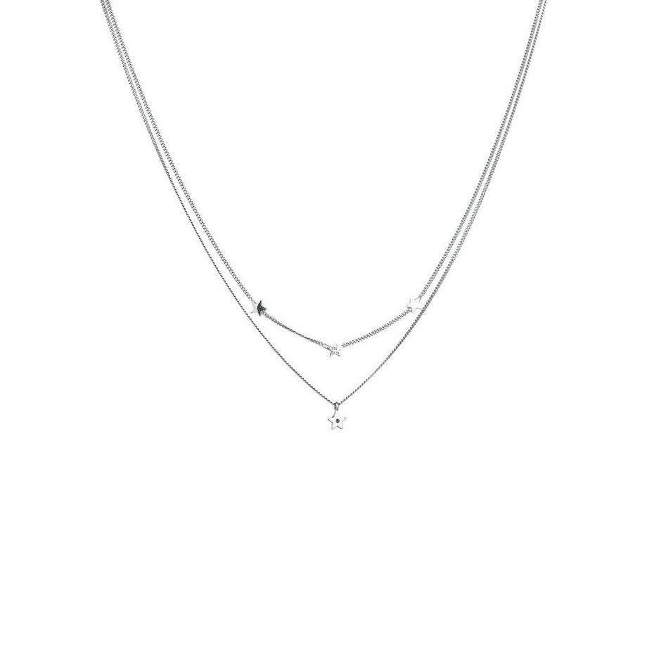 Elli  Halskette Layer Stern Astro Kristalle 