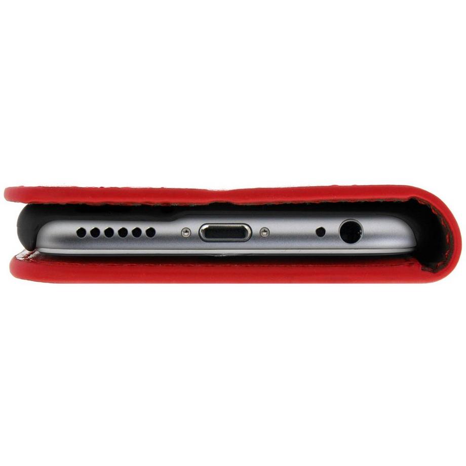 Avizar  Etui simili cui Rouge iPhone 6 et 6s 