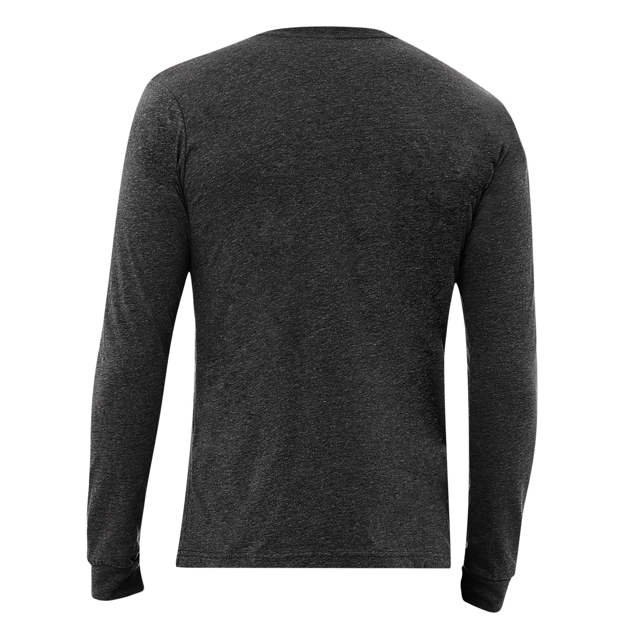 Bella + Canvas T-Shirt Maniche Lunghe Melange  