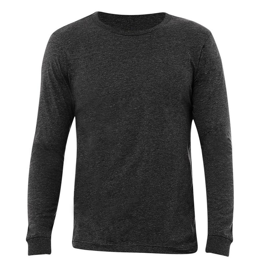 Bella + Canvas T-Shirt Maniche Lunghe Melange  