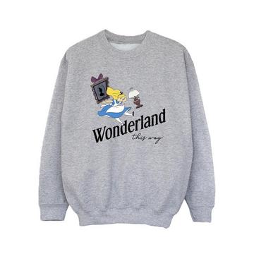 Alice In Wonderland This Way Sweatshirt