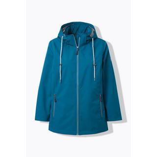 Ulla Popken HYPRAR Giacca Softshell Idrorepellente con Tasche Zip  