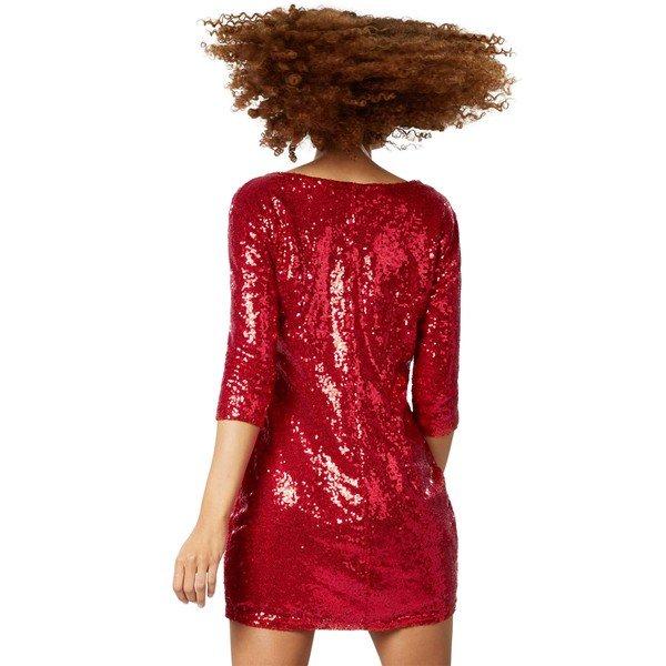 Tectake Abito Paillettes Manica Lunga  