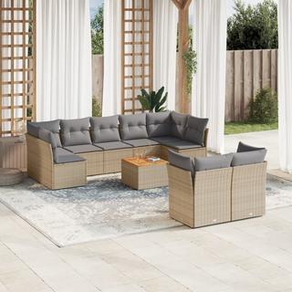 VidaXL Garten sofagarnitur poly-rattan  