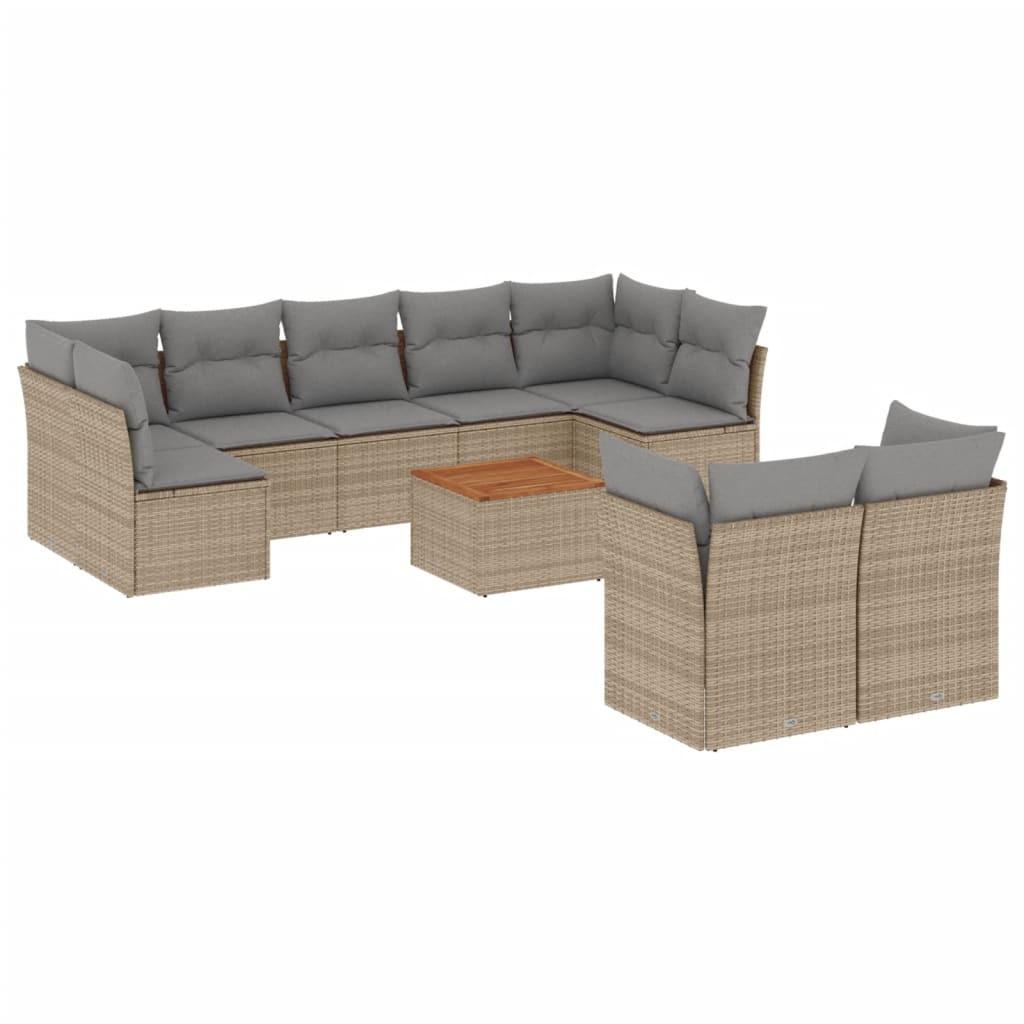 VidaXL Garten sofagarnitur poly-rattan  