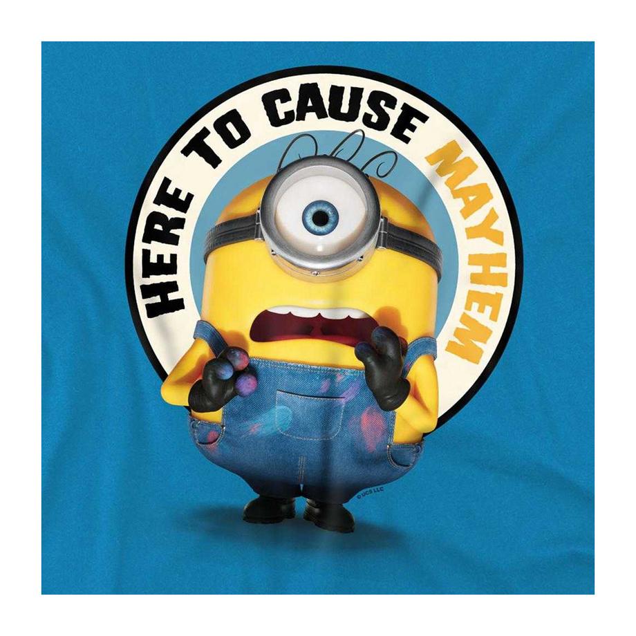 minions  Here To Cause Mayhem Maglietta 