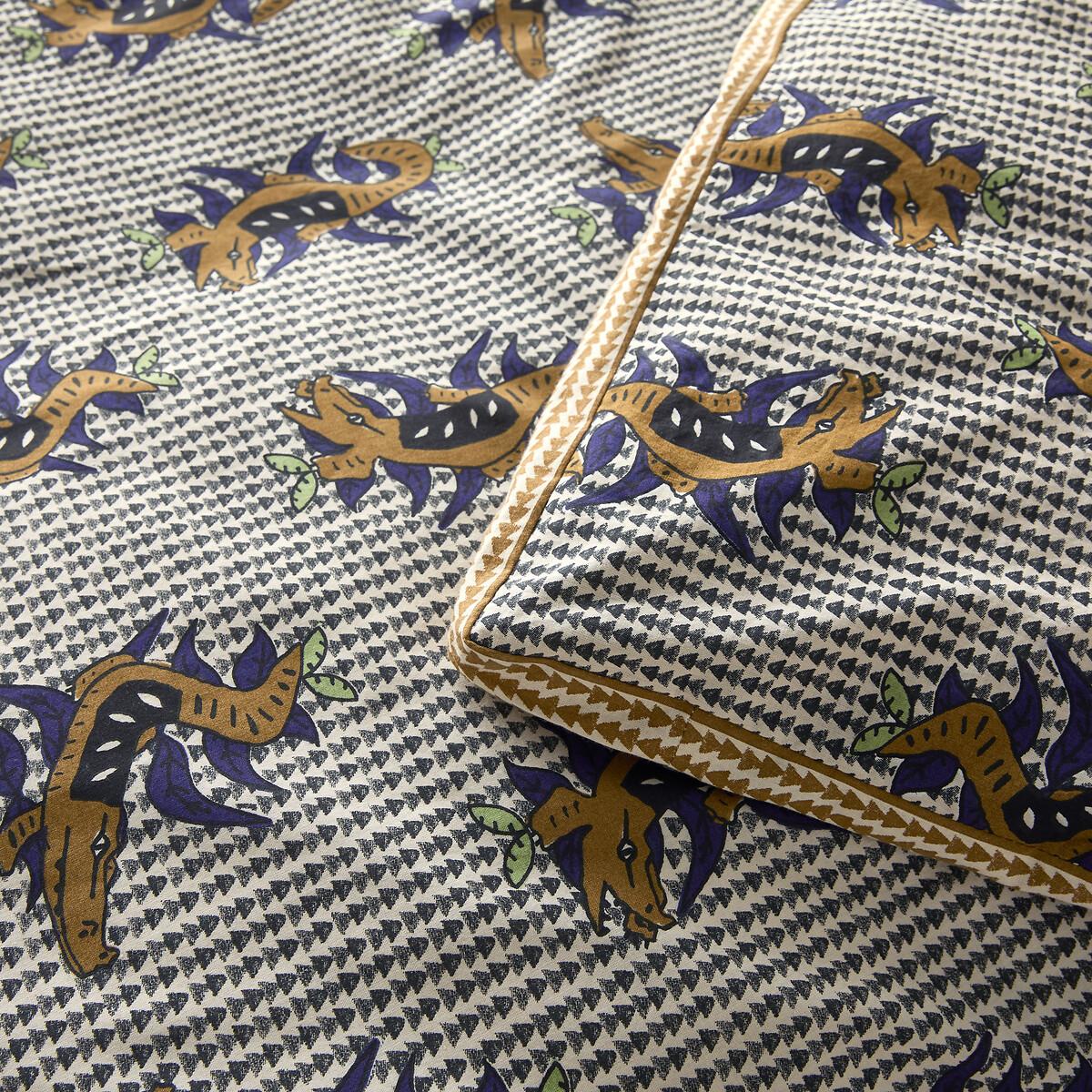 La Redoute Intérieurs Zakari Duvetbezug mit 50% recycelter Baumwolle  