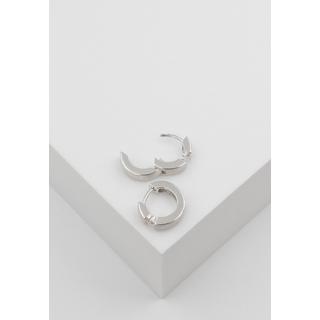 MUAU Schmuck  Créole en or blanc 750 diamant 0,14ct. 13mm 