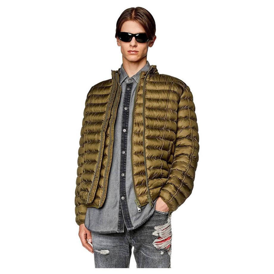 DIESEL Gesteppte Jacke mit Logo  