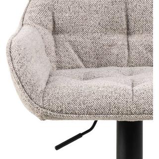 mutoni Tabouret de bar Shields beige pivotant 109 (1 pièce)  