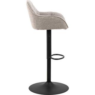 mutoni Tabouret de bar Shields beige pivotant 109 (1 pièce)  
