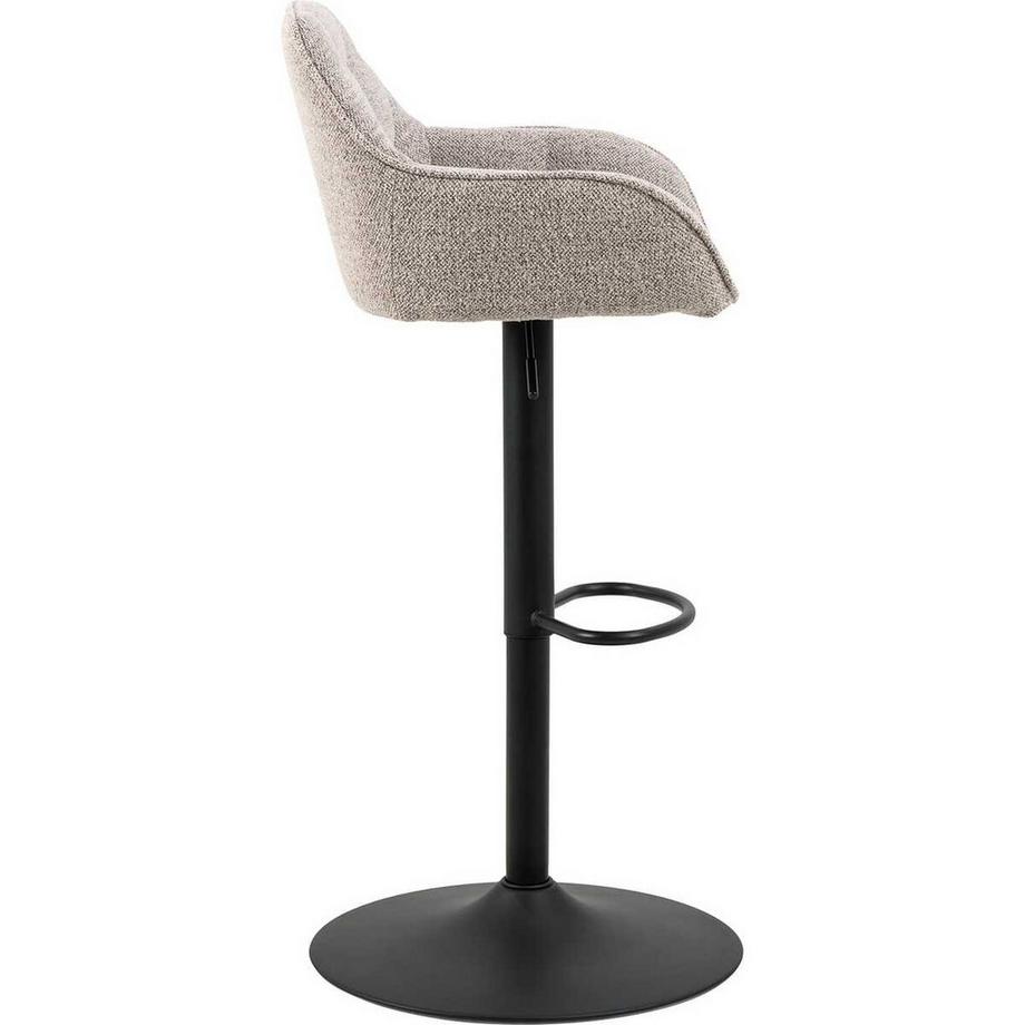 mutoni Tabouret de bar Shields beige pivotant 109 (1 pièce)  