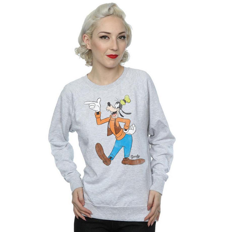 Disney Goofy Character Print Sweatshirt  