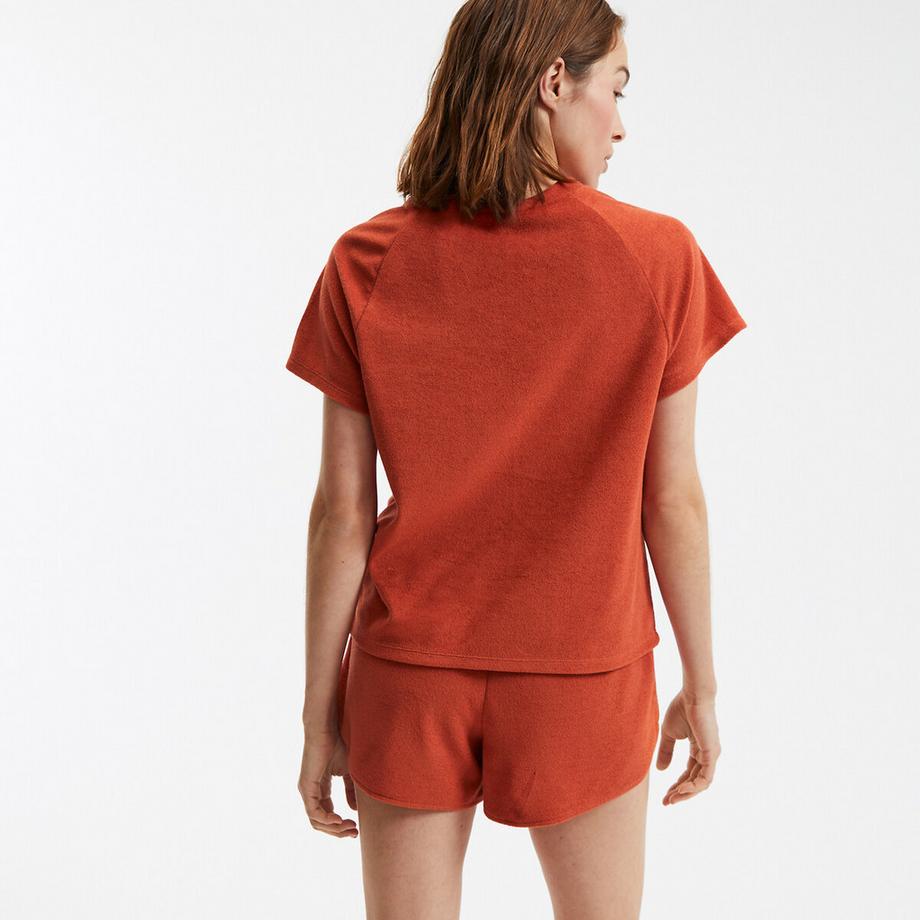 La Redoute Collections Frottee Kurzpyjama  