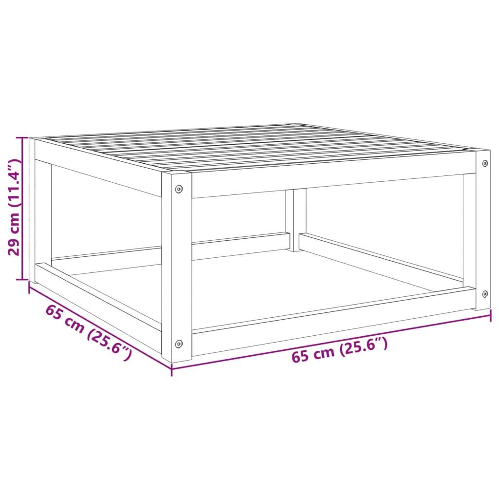 VidaXL Table de jardin bois d'acacia  