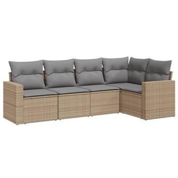 Garten sofagarnitur poly-rattan