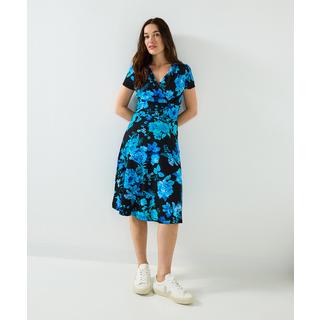 Joe Browns Abito in jersey con motivo floreale invernale e look a portafoglio  