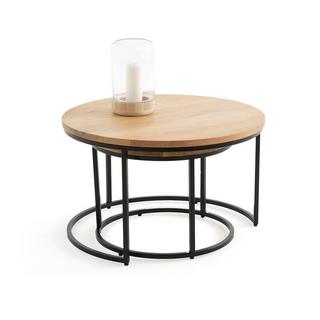 La Redoute Intérieurs 2er-Set Couchtische aus Eiche  