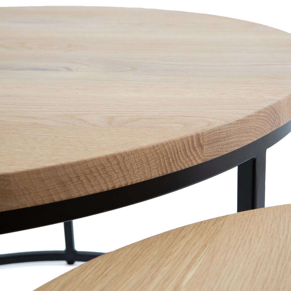 La Redoute Intérieurs 2er-Set Couchtische aus Eiche  