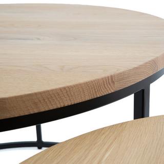 La Redoute Intérieurs 2er-Set Couchtische aus Eiche  