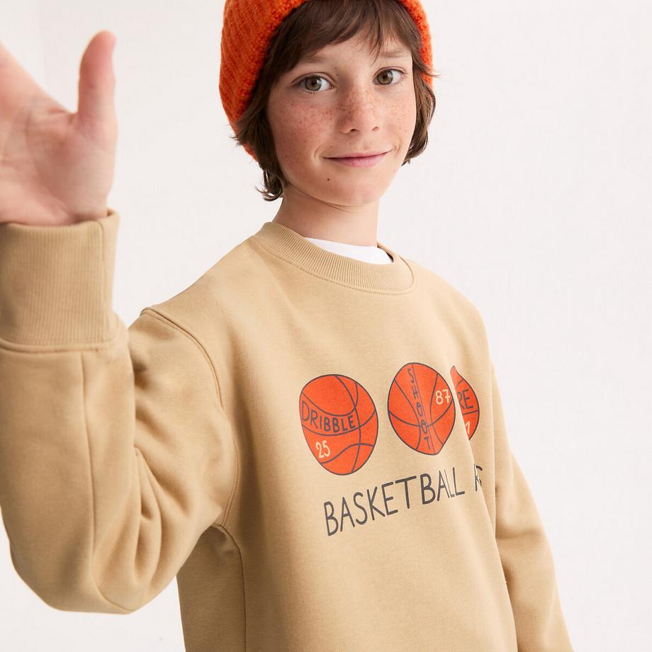 La Redoute Collections  Sweat col rond en molleton 