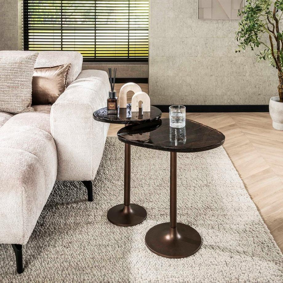 mutoni Beistelltisch Eclipse antikkupfer L  