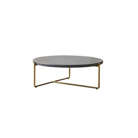 Tikamoon Table basse en terrazzo et métal grey Anatole  