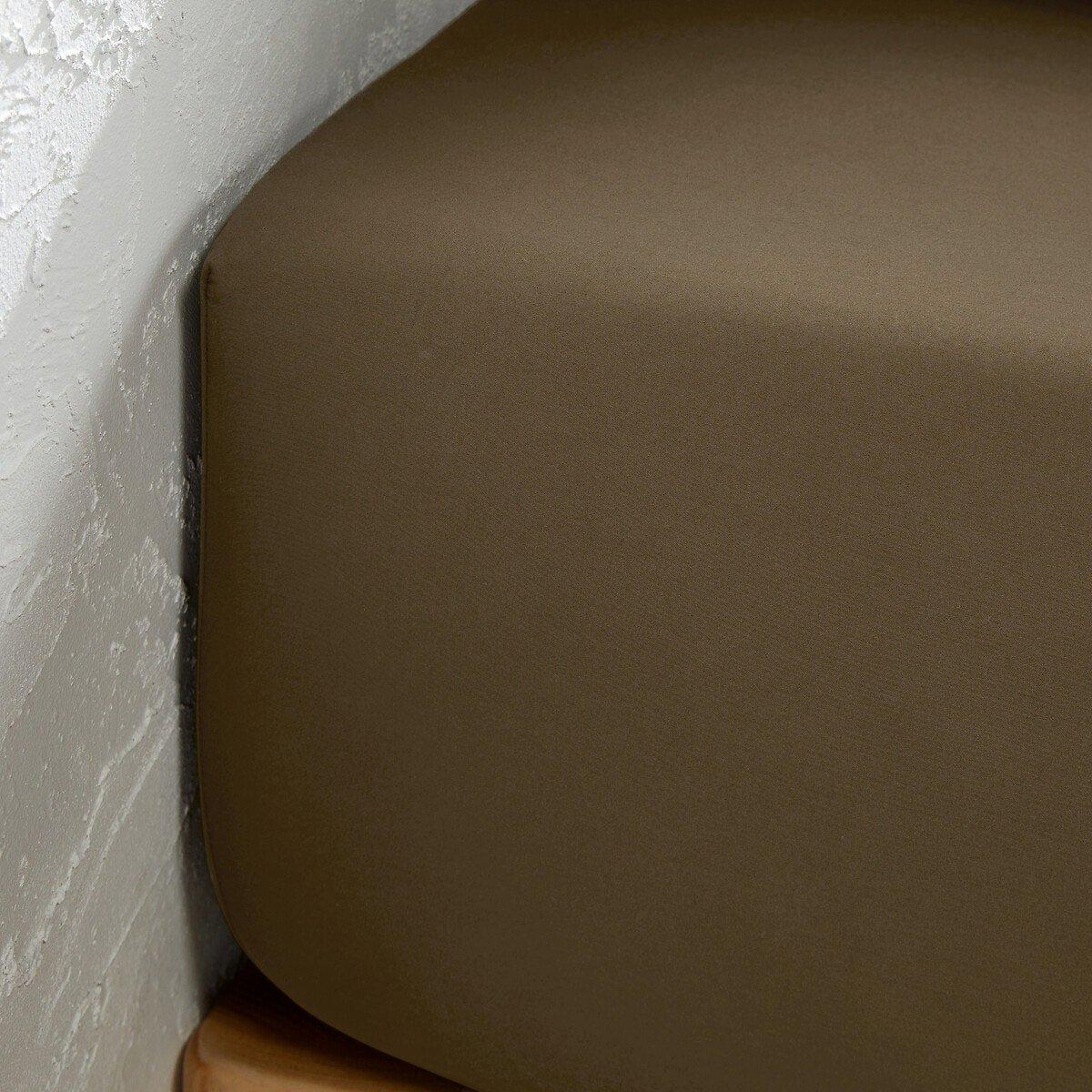 La Redoute Intérieurs Victor Drap-housse Satin de Coton Lavé  