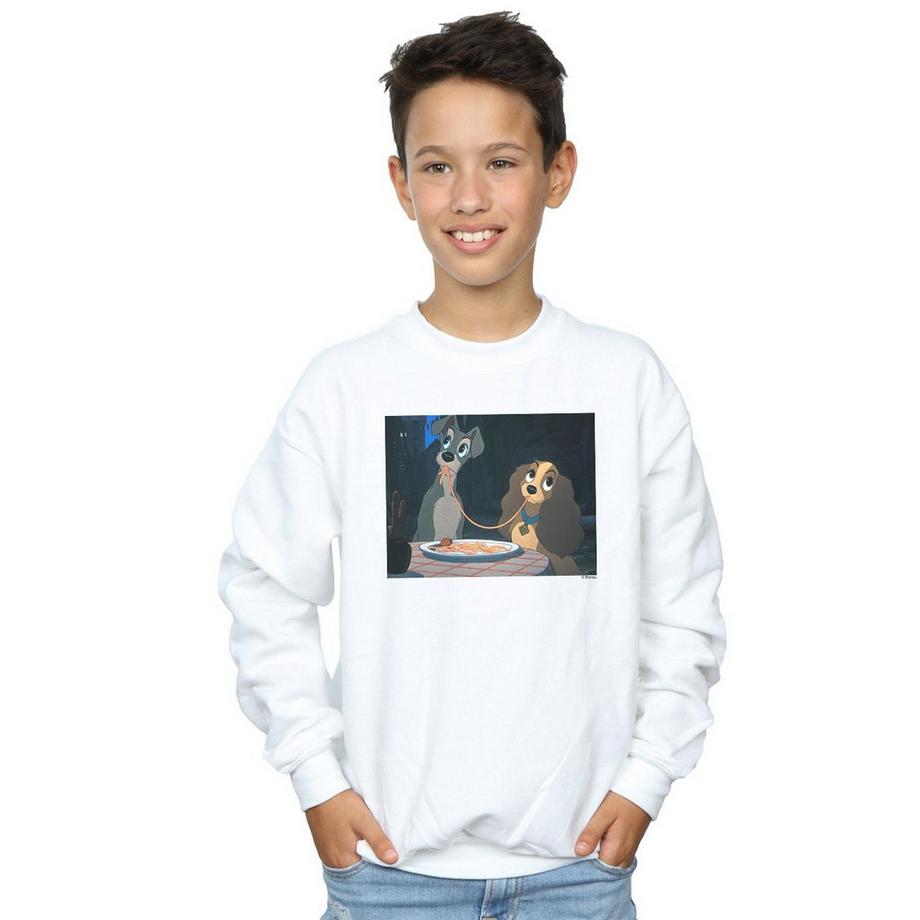 Disney  Lady And The Tramp Spaghetti Slurp Sweatshirt 