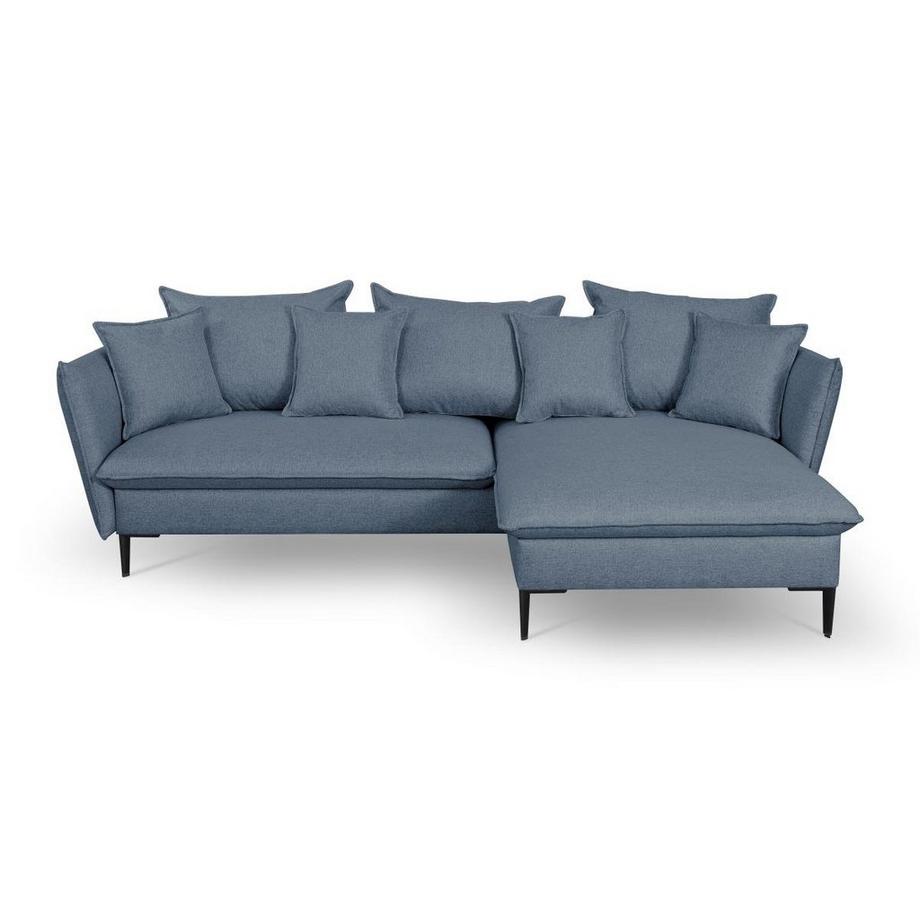 PASCAL MORABITO Divano letto angolare in Tessuto Blu marine Angolo a destra LAZARE di PASCAL MORABITO  