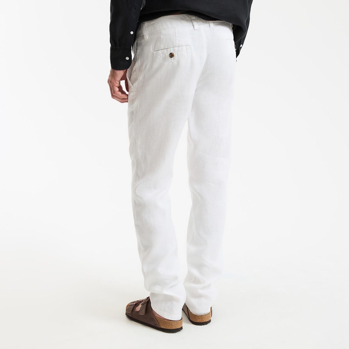 La Redoute Collections Pantaloni in lino Regular Fit  