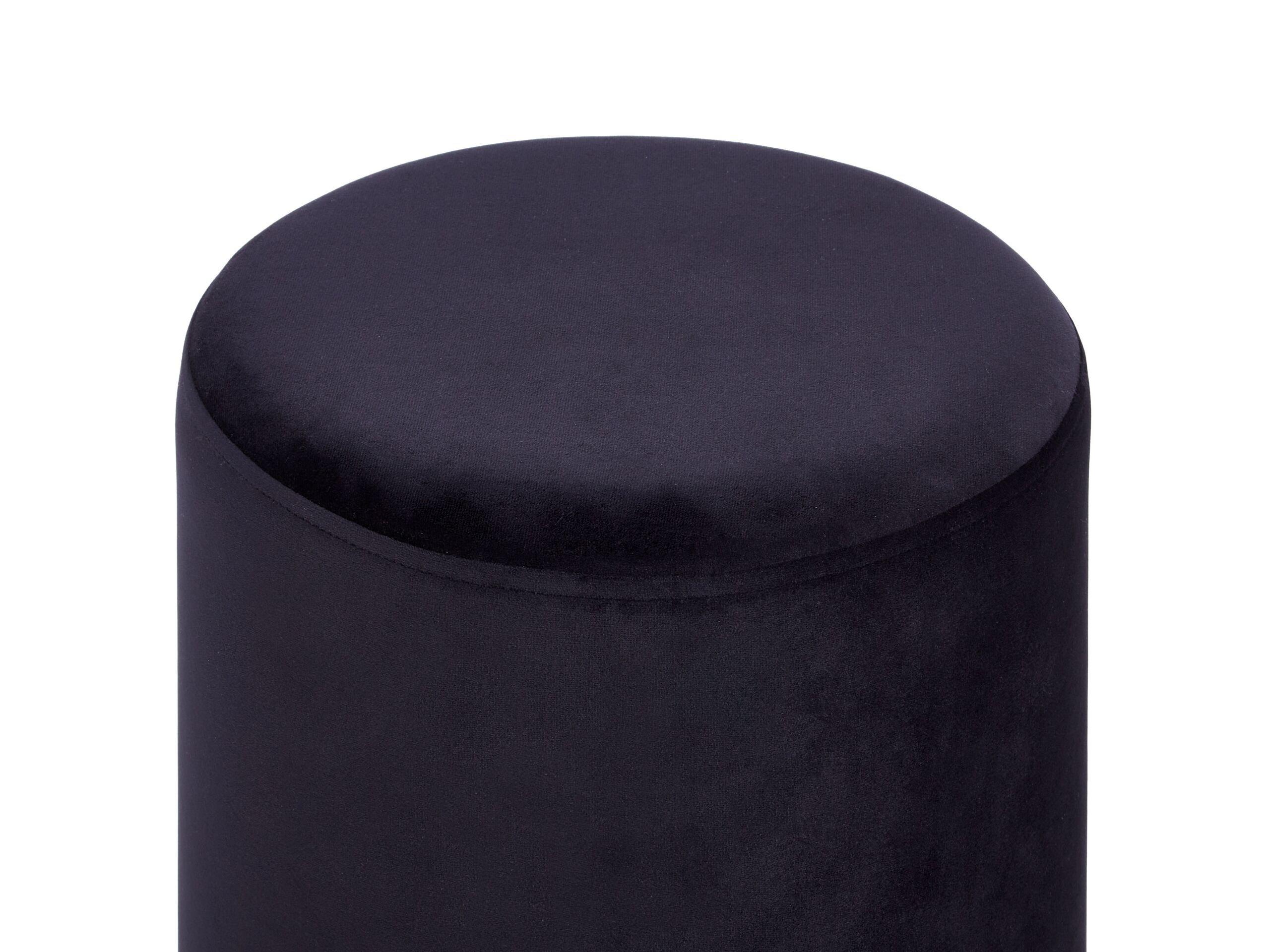 Beliani Pouf en Velours Glamour BRIGITTE  