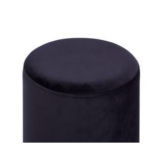 Beliani Pouf en Velours Glamour BRIGITTE  